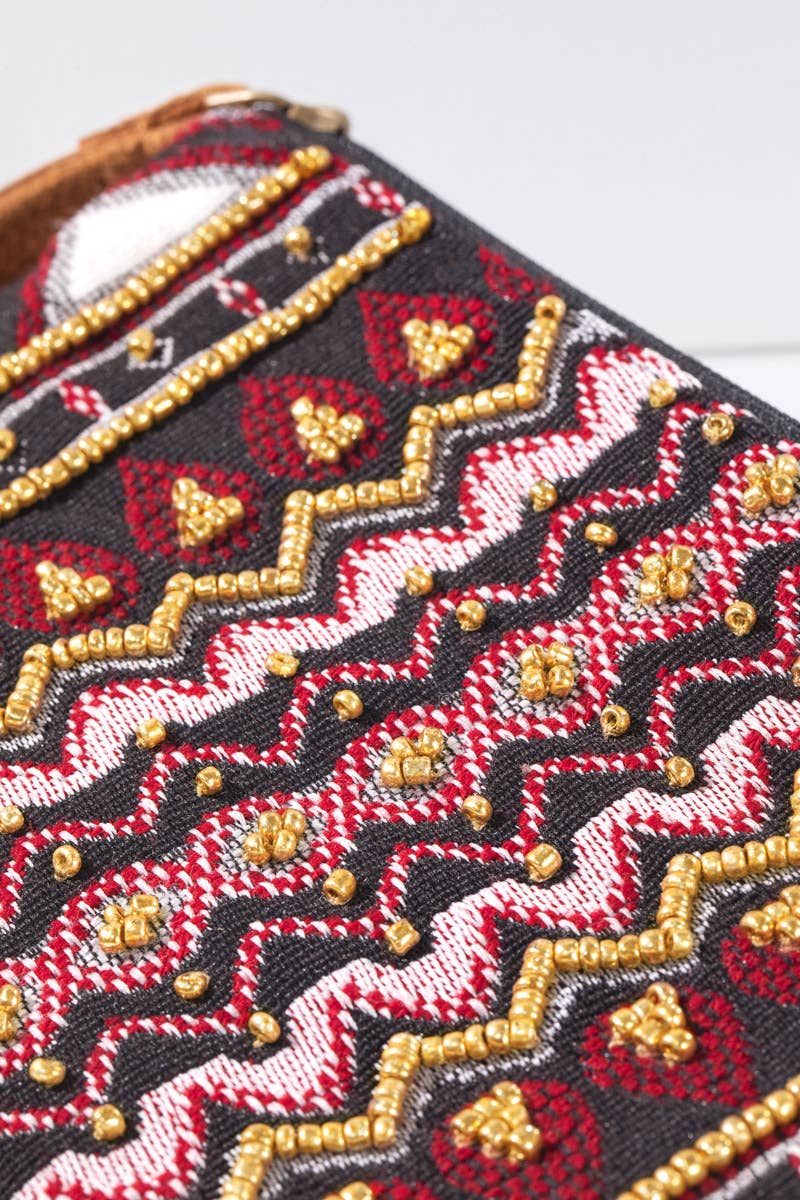 Handmade Cosima Ethnic Pattern Clutch: Cosima / OS
