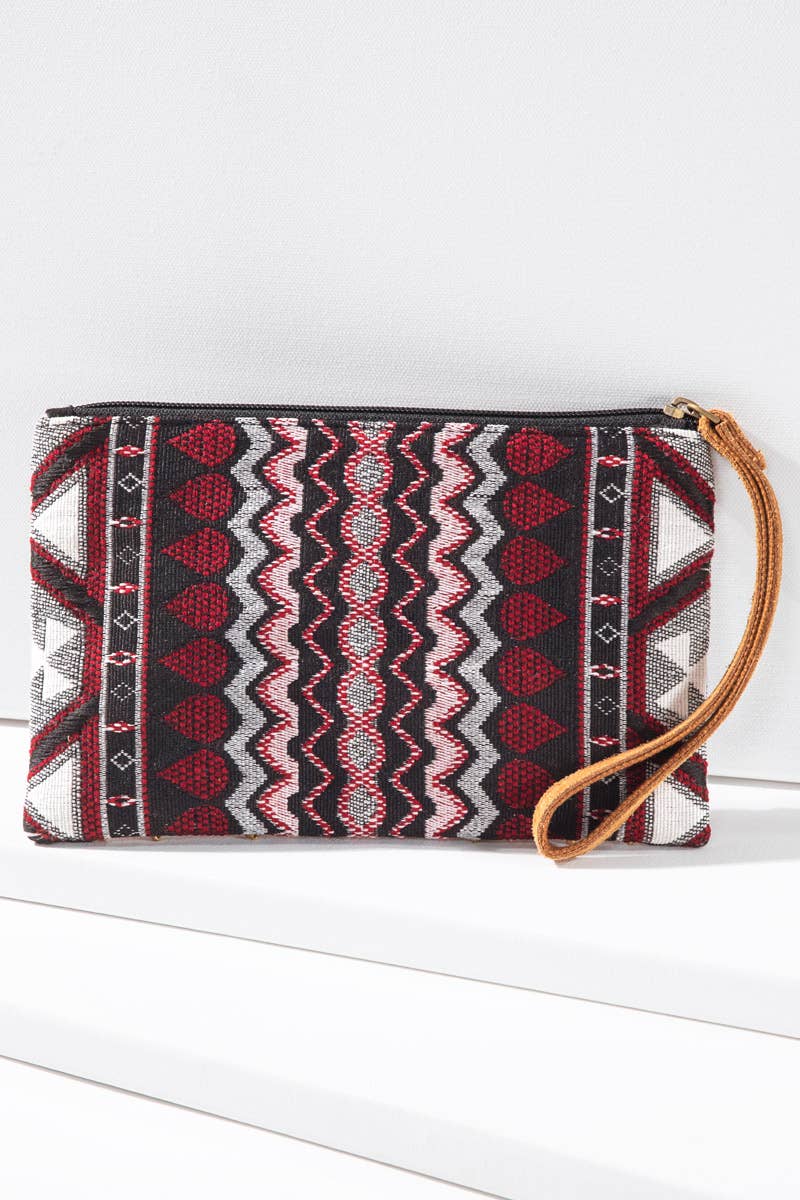 Handmade Cosima Ethnic Pattern Clutch: Cosima / OS
